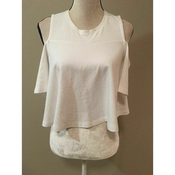 Club Monaco Short Sleeve crop tank top - Picture 1 of 7